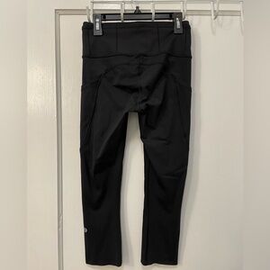Lululemon Fast & Free Crop II *Nulux 19" Black